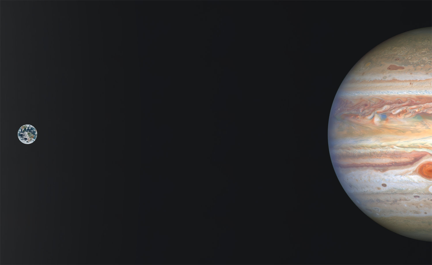 Zoomed-in view of Planet Scale